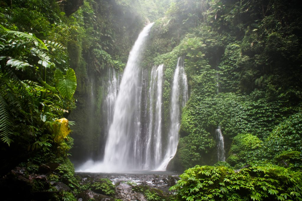 Air Terjun Tiu Kelep waterfall, Senaru, Lombok, Indonesia, South - EXO